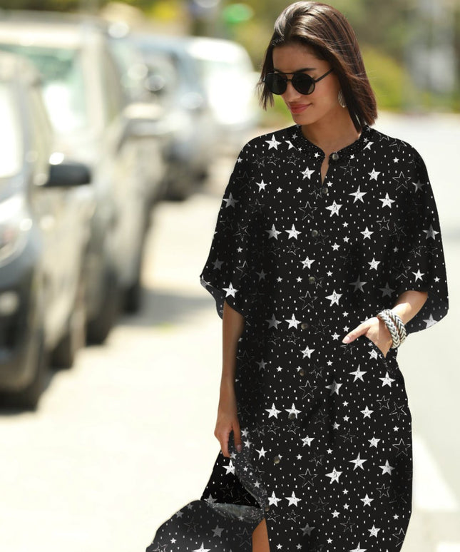 Damska tunika plażowa w różne wzory