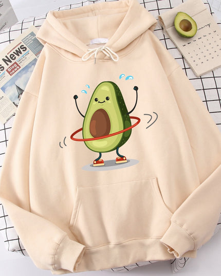 Damska bluza z nadrukiem awokado
