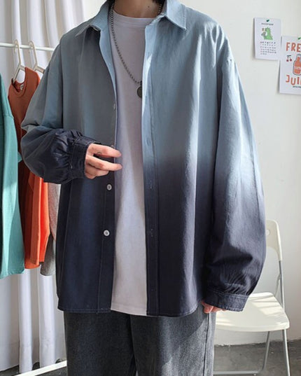 Męska koszula oversize tie dye