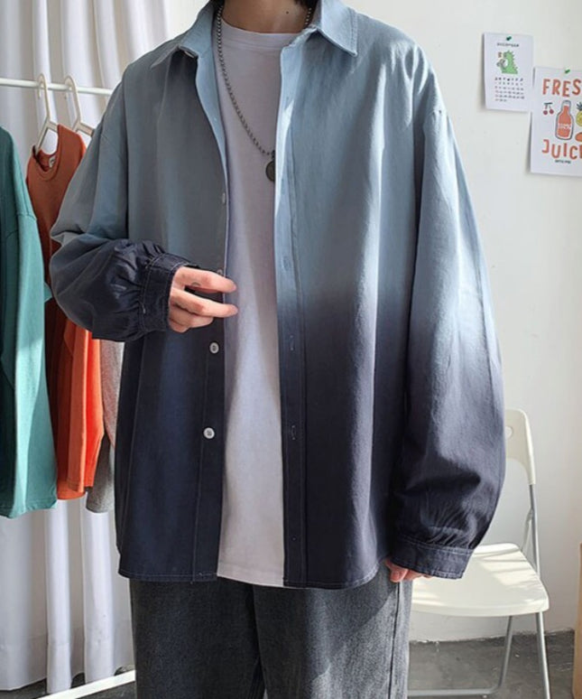 Męska koszula oversize tie dye