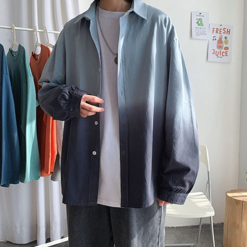 Męska koszula oversize tie dye
