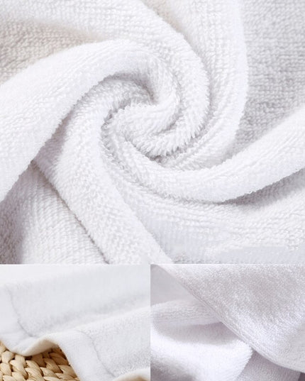 Ręcznik saunowy bawełniany biały
