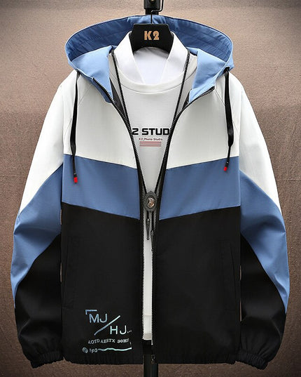 Męska kurtka zimowa oversize z kapturem