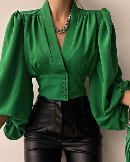 Damska koszula z gorsetowym dołem