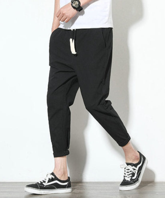 Męskie spodnie eleganckie o casualowym kroju