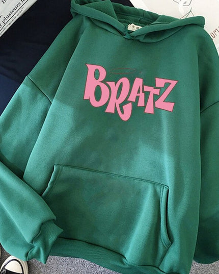 Damska bluza z kapturem z logo BRATZ