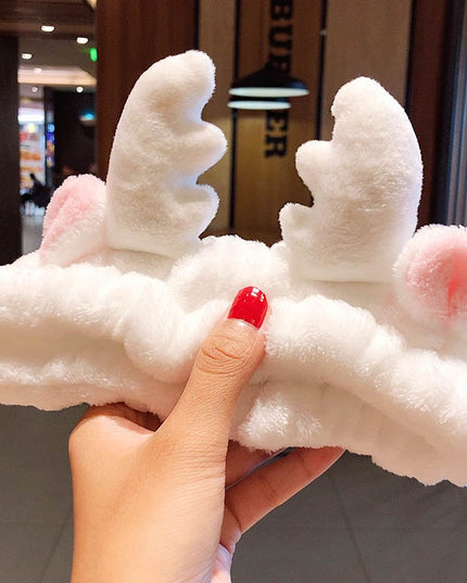 Opaska do włosów z uszami renifera