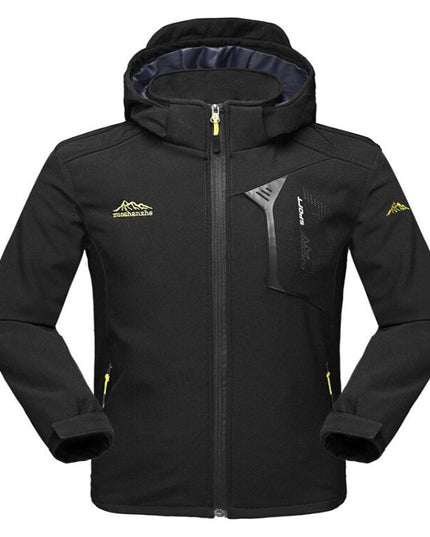 Męska kurtka przejściowa z kapturem wodoodporna