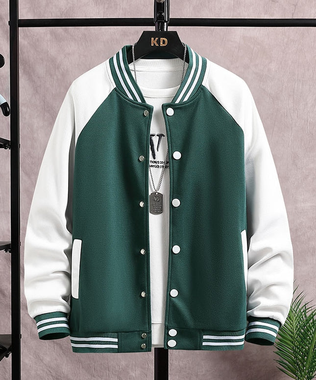 Męska kurtka przejściowa bomberka bejsbolówka