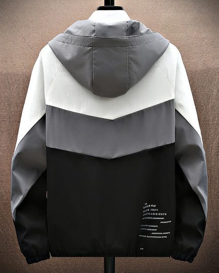 Męska kurtka zimowa oversize z kapturem