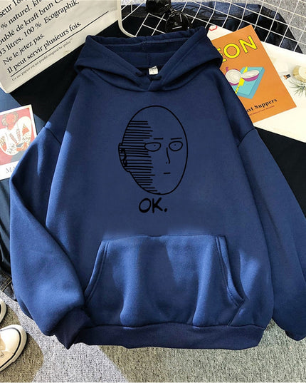 Męska bluza z kapturem i nadrukiem