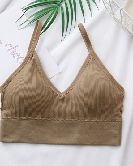 Damski Top z odkrytymi plecami z dekoltem V