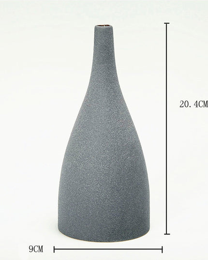 Wazon ceramiczny o geometrycznych kształtach