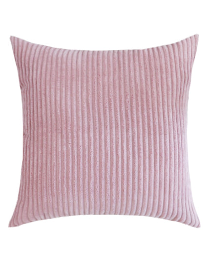 Poszewka na poduszkę prążkowana w jednolitych kolorach