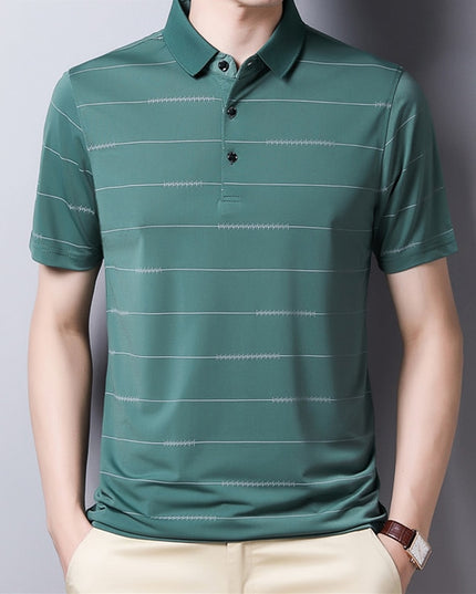 Męska koszulka polo w paski
