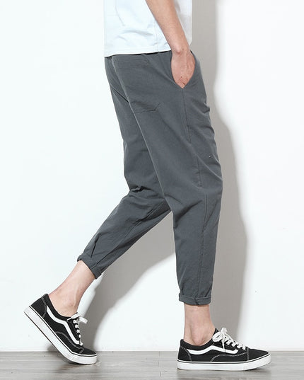 Męskie spodnie eleganckie o casualowym kroju