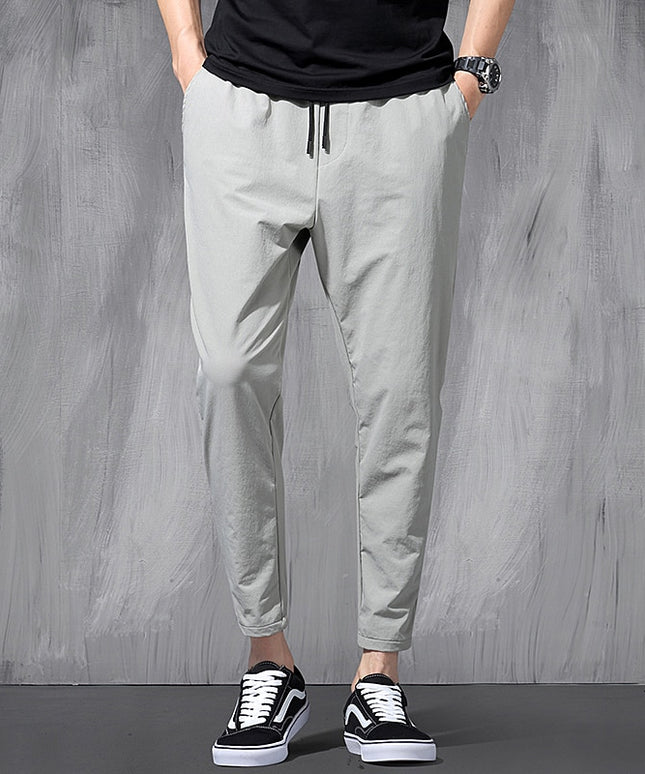 Męskie spodnie chinosy ze zwężoną nogawką