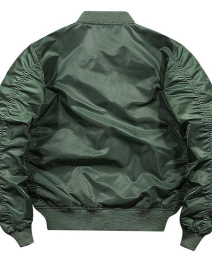 Męska kurtka przejściowa bomberka klasyczna z marszczeniami