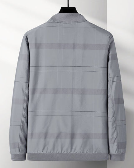 Męska kurtka przejściowa bomberka o prostym kroju