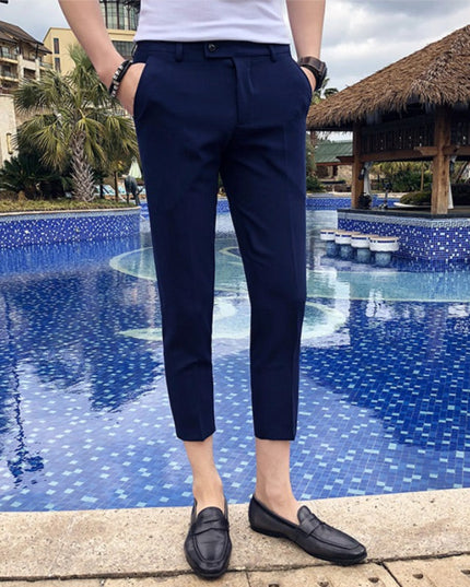 Męskie spodnie chinosy o długości 7/8