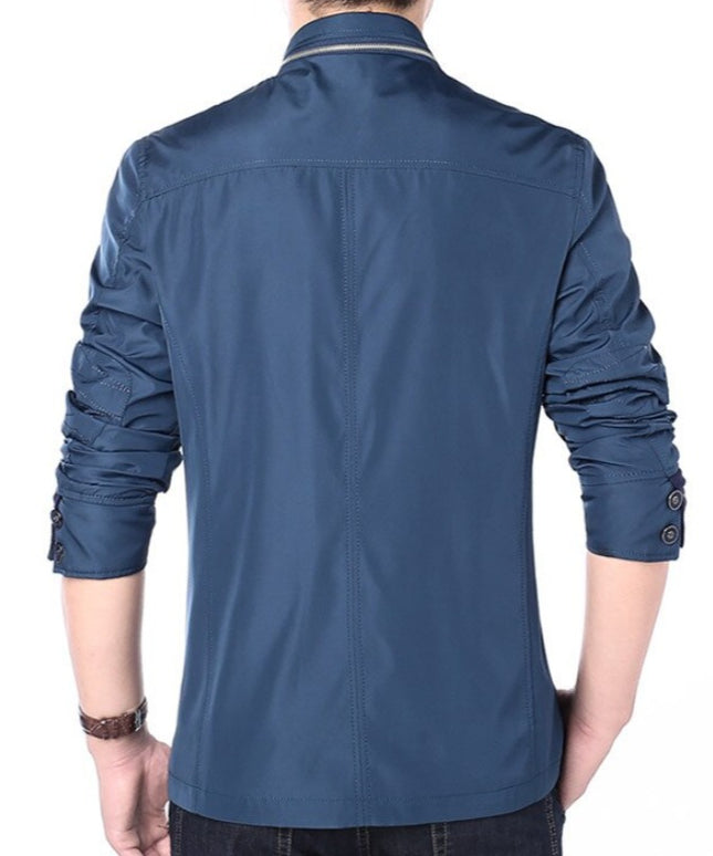 Męska kurtka przejściowa klasyczna elegancka