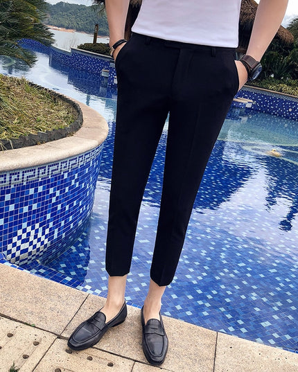 Męskie spodnie chinosy o długości 7/8