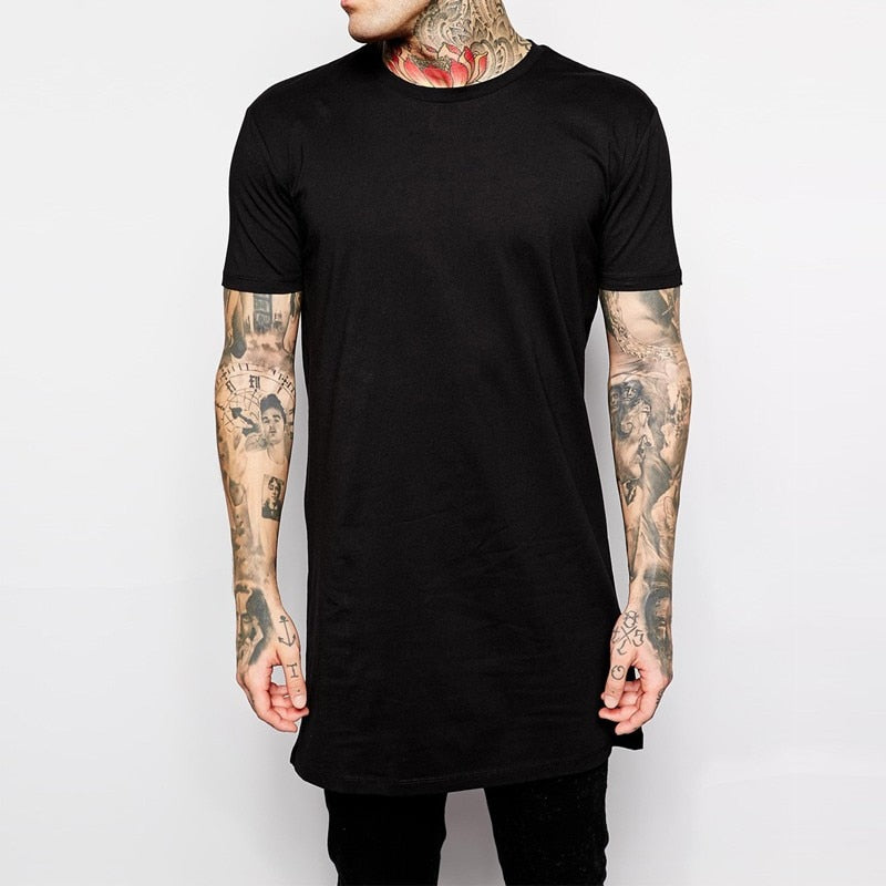 Męski T-shirt long fit