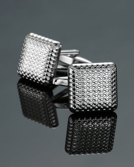 Spinki do koszuli z ozdobną fakturą