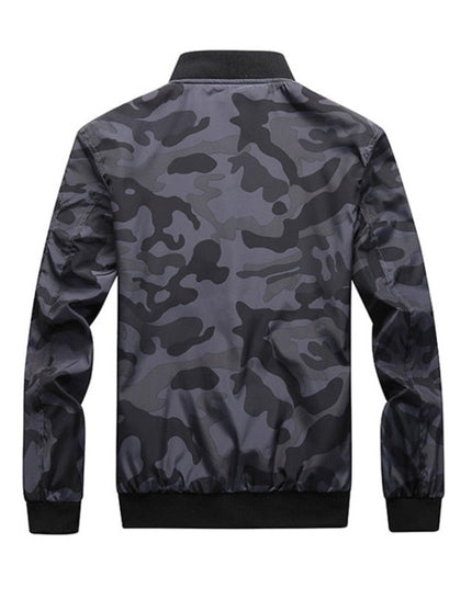 Męska kurtka przejściowa wiatrówka moro