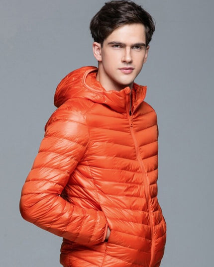 Męska kurtka zimowa klasyczna pikowana