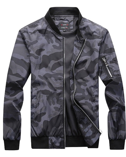 Męska kurtka przejściowa wiatrówka moro