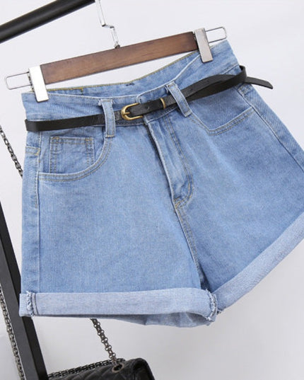 Damskie szorty jeansowe mom fit