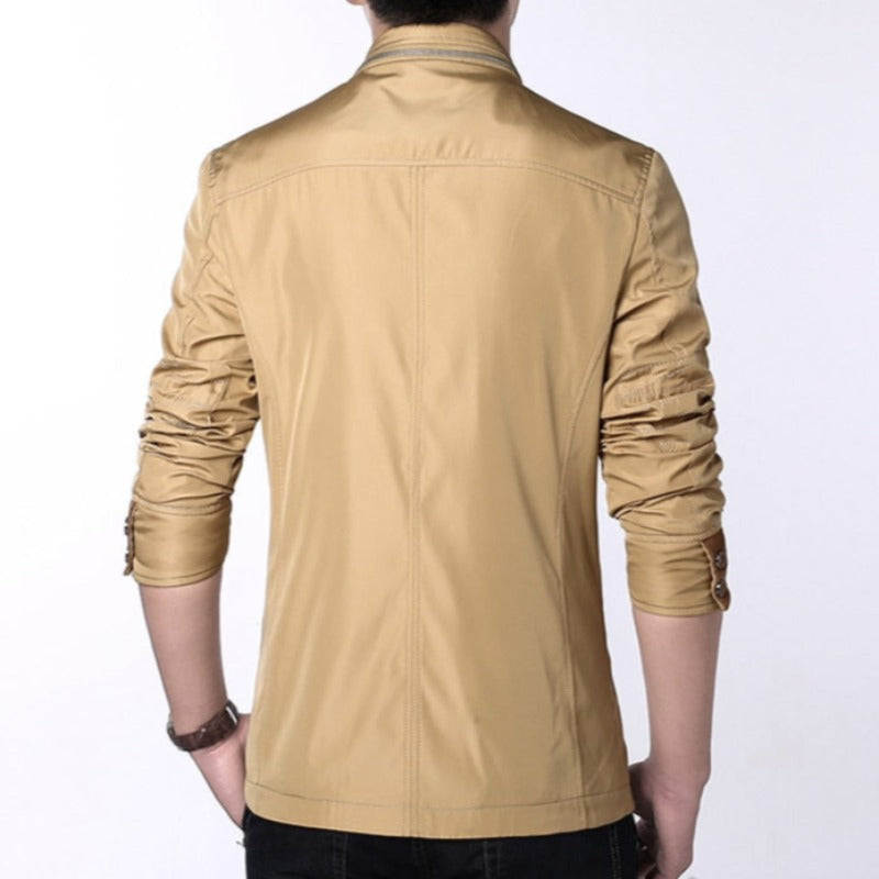 Męska kurtka przejściowa klasyczna elegancka