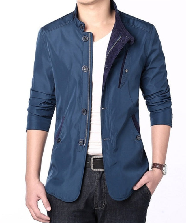 Męska kurtka przejściowa klasyczna elegancka