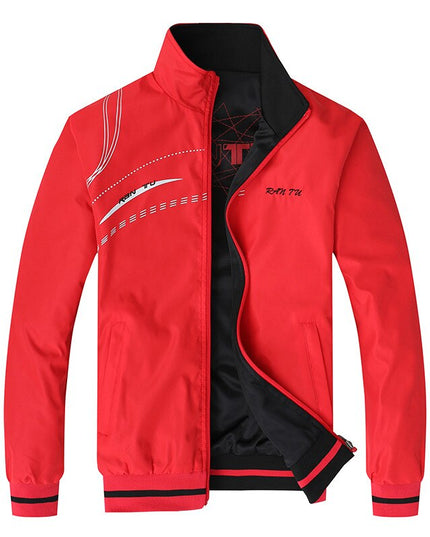 Męska kurtka przejściowa sportowa dwustronna