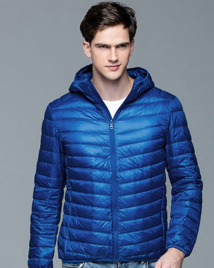 Męska kurtka zimowa klasyczna pikowana