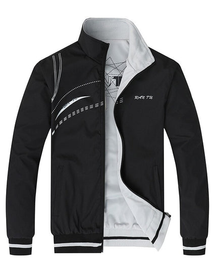 Męska kurtka przejściowa sportowa dwustronna