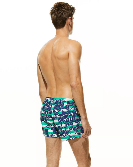Męskie szorty kąpielowe z motywem kwiatowym