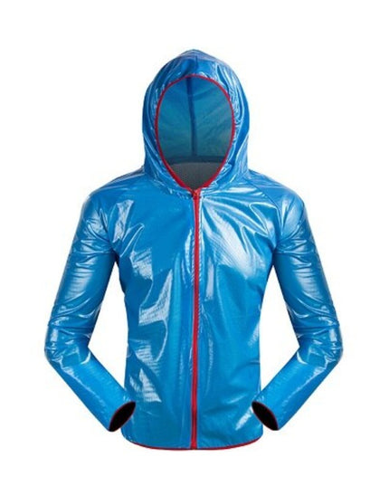 Męska kurtka przejściowa przeciwdeszczowa z kapturem