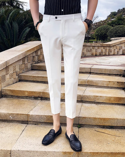 Męskie spodnie chinosy o długości 7/8