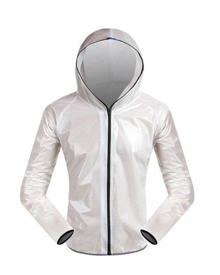 Męska kurtka przejściowa przeciwdeszczowa z kapturem