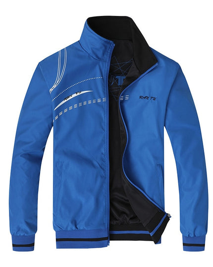 Męska kurtka przejściowa sportowa dwustronna