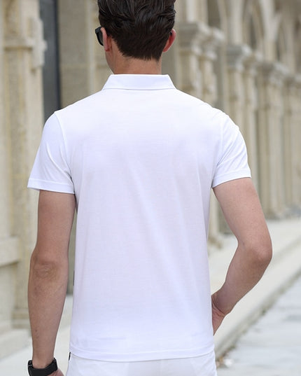 Męska koszulka polo w kratkę