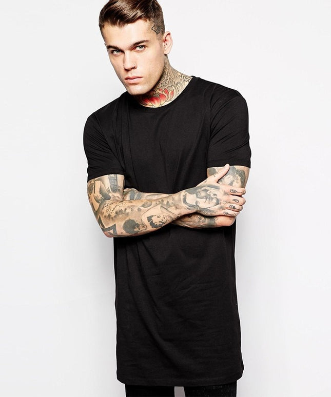 Męski T-shirt long fit