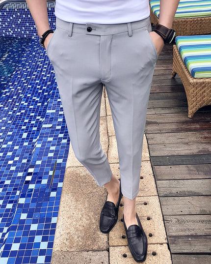 Męskie spodnie chinosy o długości 7/8