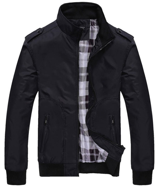 Męska kurtka przejściowa klasyczna elegancka