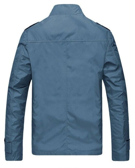 Męska kurtka przejściowa wiatrówka ze stójką