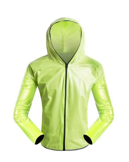 Męska kurtka przejściowa przeciwdeszczowa z kapturem