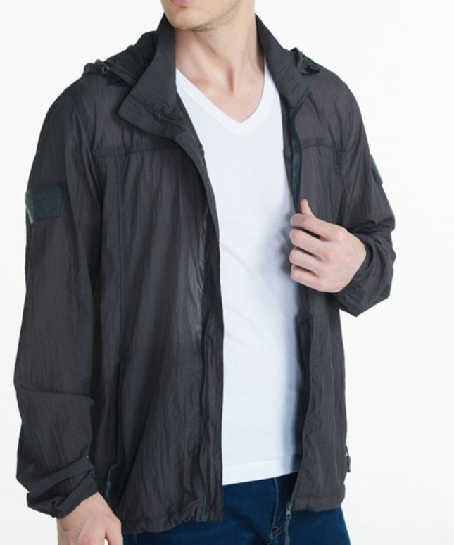 Męska kurtka przejściowa cienka softshell