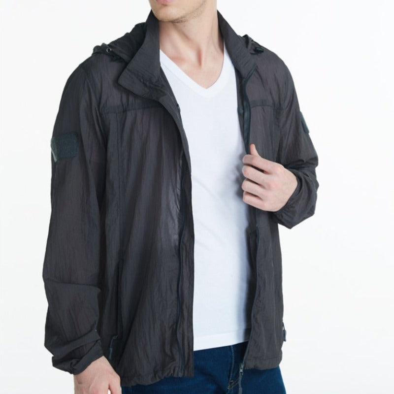 Męska kurtka przejściowa cienka softshell